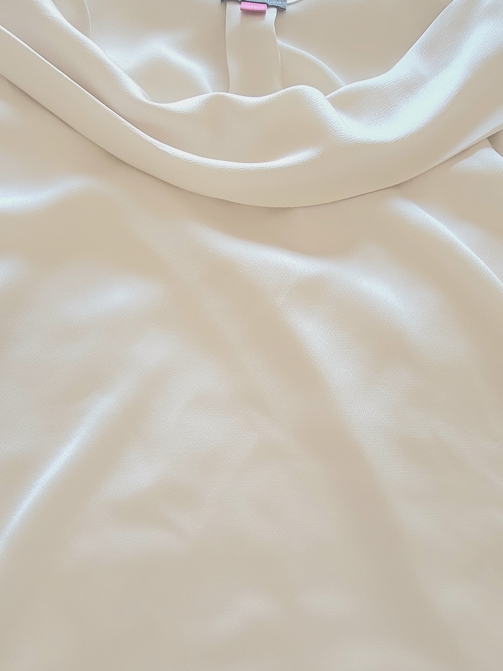 Ivory Cowl Neck Sleeveless Top - Picture 3 of 6